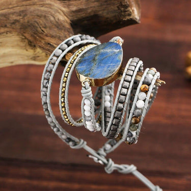 Magical Fearless Labradorite Wrap Bracelet-Your Soul Place